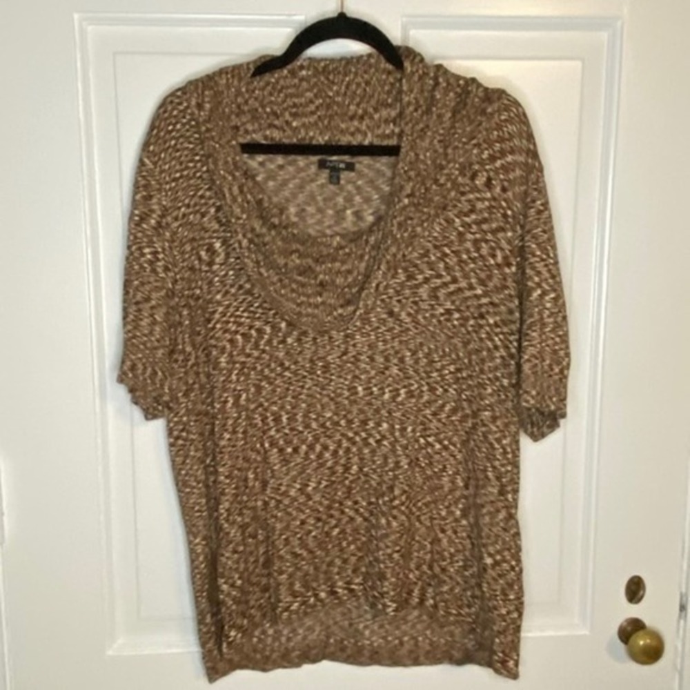 Apt. 9 Short Sleeve Cowl Neck Sweater Size 1X
